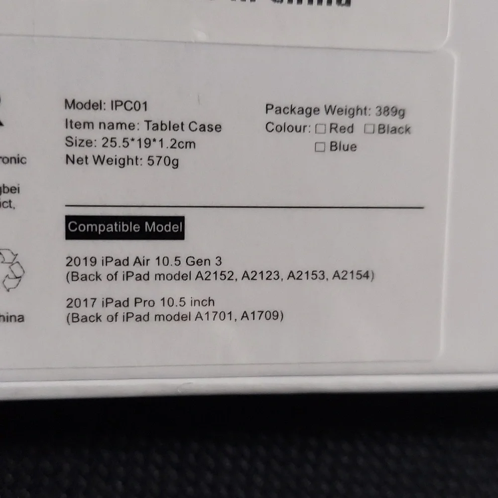 Blavor‎ Protective iPad Case - Black Sealed